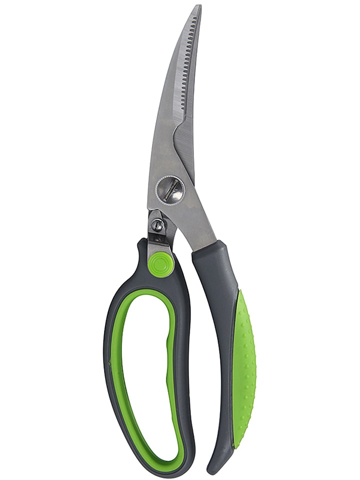 Fackelmann Geflügelschere in Anthrazit/ Grün - (L)23 cm - 12% | Kuechenhelfer