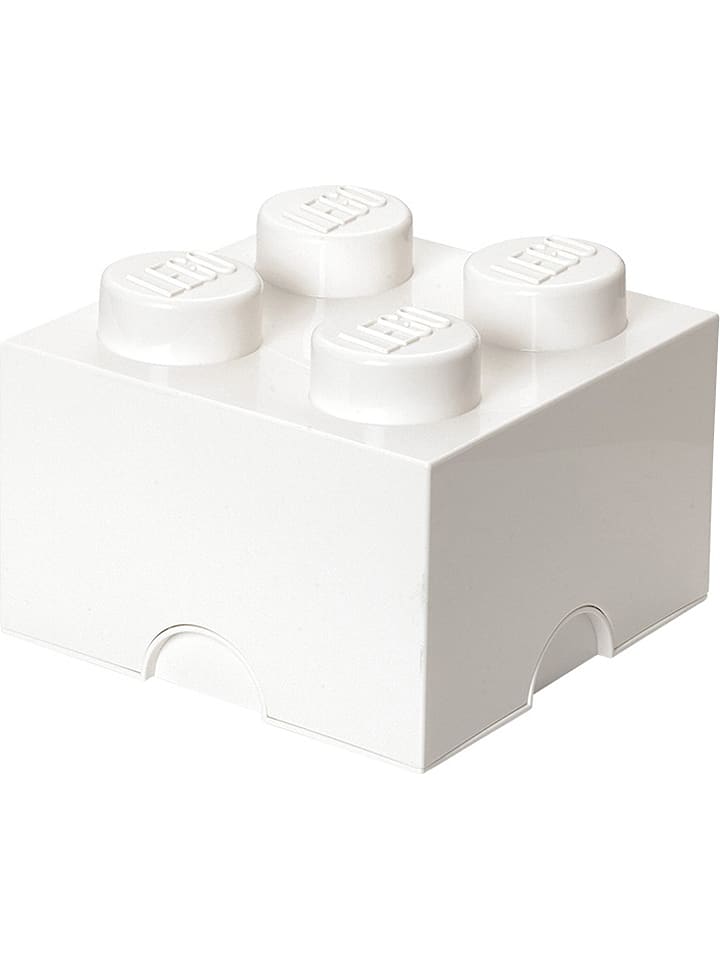 LEGO Aufbewahrungsbox "Brick 4" in Weiß - (B)25 x (H)18 x (T)25 cm - 21% | Kisten-koerbe