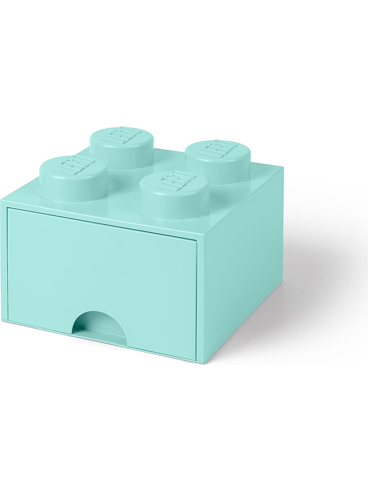 LEGO Schubladenbox "Brick 4" in Hellblau - (B)25 x (H)18 x (T)25 cm - 21% | Kisten-koerbe