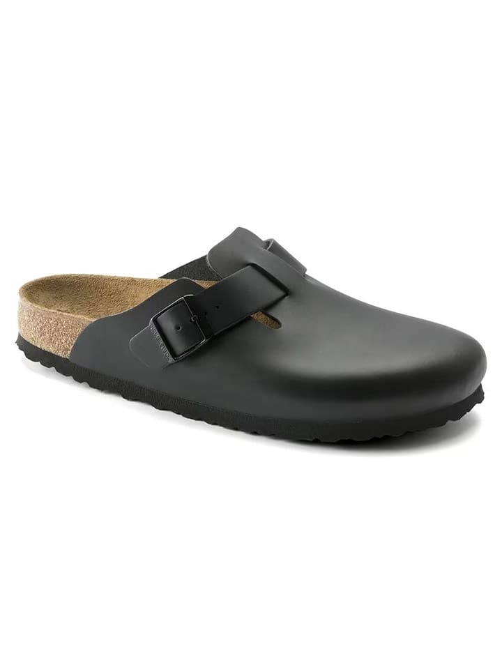 Birkenstock Clogs "Boston" in Schwarz - 38% | Größe 45 | Herren-hausschuhe