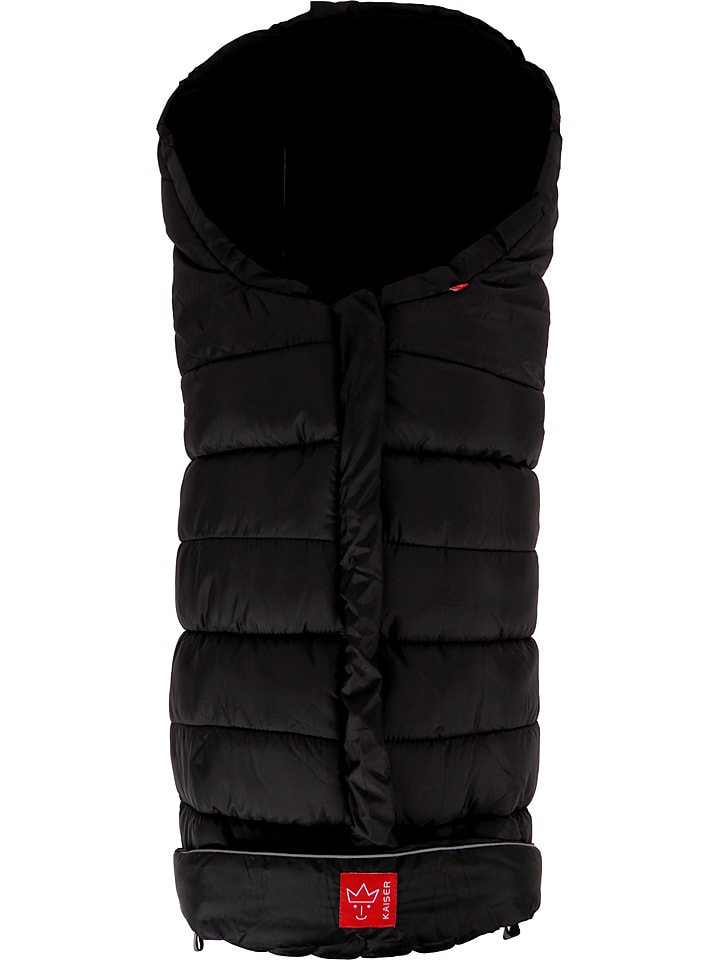 Kaiser Naturfellprodukte Thermo-Fußsack "Arctik" in Schwarz - (L)105 x (B)48 cm - 20% | Baby-fusssaecke