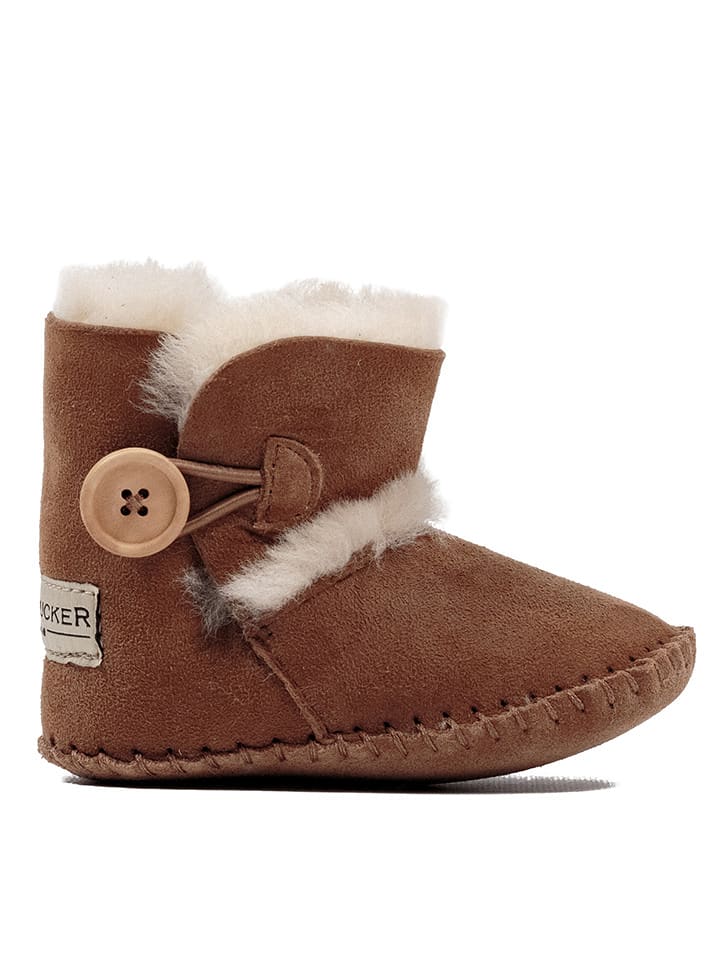 Hofbrucker Buty niemowlęce w kolorze brązowym rozmiar: 20/21