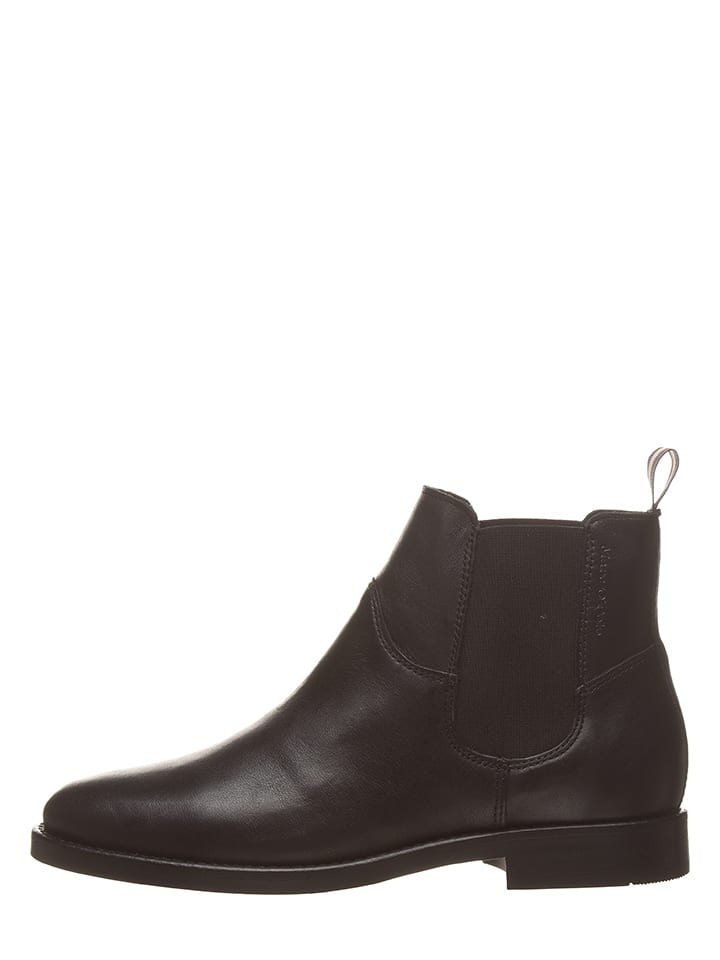Boots chelsea en cuir noir Boots chelsea en cuir noir