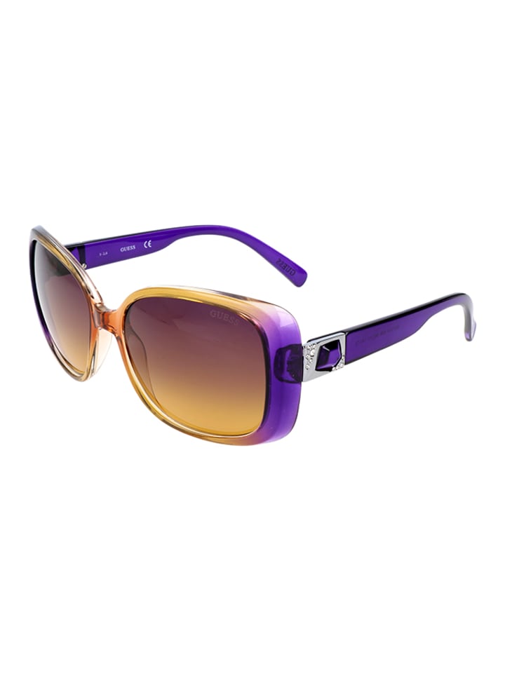 Lunettes De Soleil Yeux De Chat à Verres Teintés Jaune