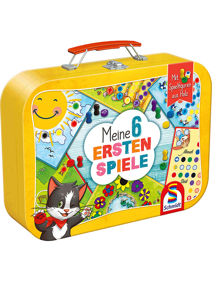 Schmidt Spiele Spielesammlung "Meine 6 ersten Spiele im Metallkoffer" - ab 3 Jahren - 17% | Gesellschaftsspiele