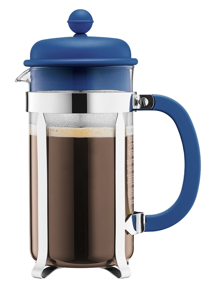 bodum Kaffeebereiter "Caffettiera" in Dunkelblau - 1 l - 37% | Gedeckter-tisch