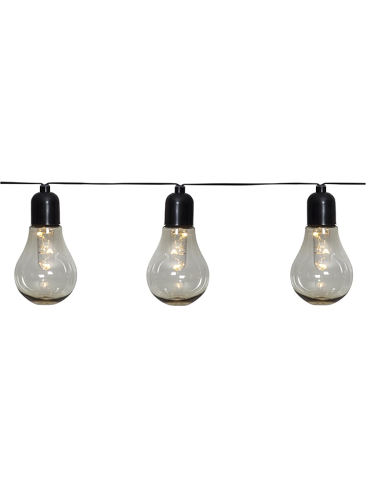 STAR Trading LED-Girlande "Glow" in Schwarz/ Transparent - (L)405 cm - 0% | Lichterketten-dekobeleuchtung