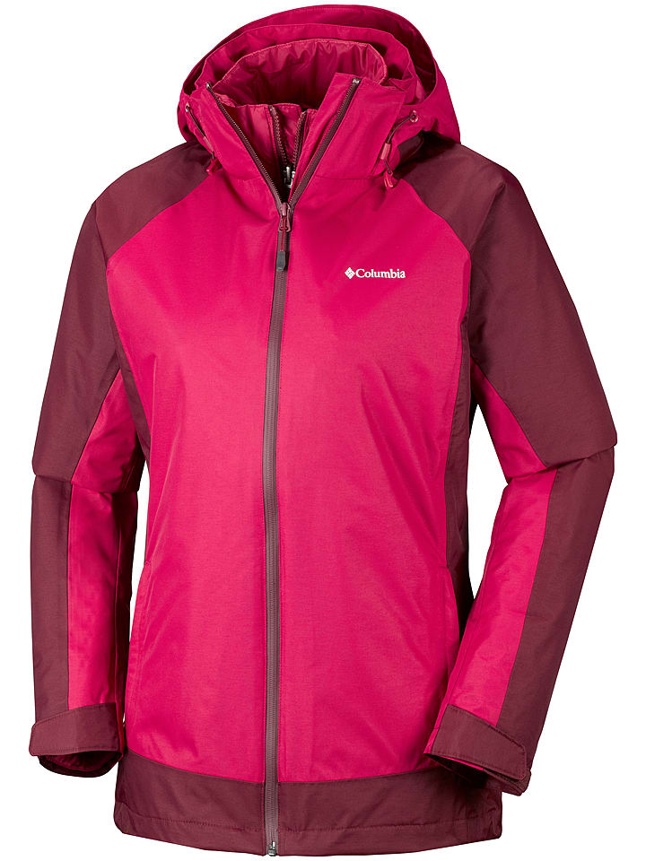 Columbia 3 in 1 functionele jas On the Trail rood goedkoop Columbia 3 in 1 functionele jas On the Trail rood goedkoop