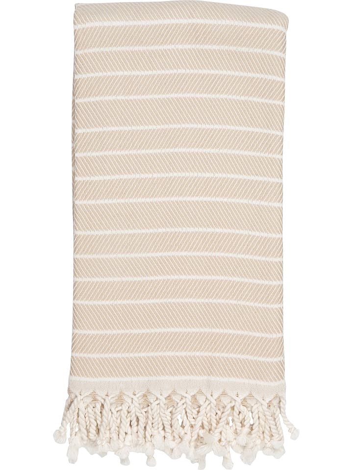 Samimi Hamamtuch in Beige - (L)180 x (B)100 cm - 45% | Badtextilien