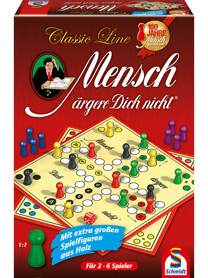 Schmidt Spiele Spiel "Classic Line, Mensch ärgere Dich nicht " - ab 6 Jahren - 47% | Gesellschaftsspiele