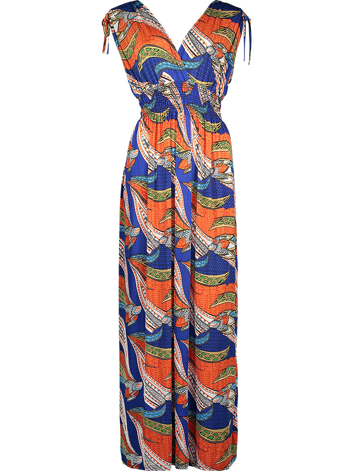 My Lovely Dress Jurk Blauw Oranje Goedkoop Kopen Limango