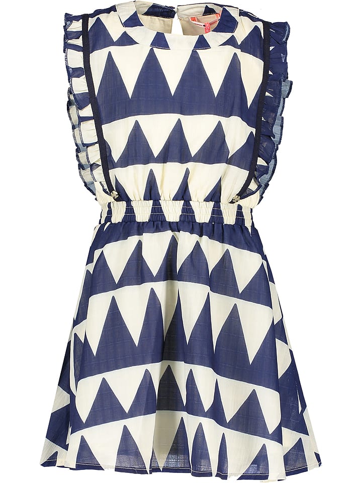 Nono Jurk Minnie Donkerblauw Creme Goedkoop Kopen Limango