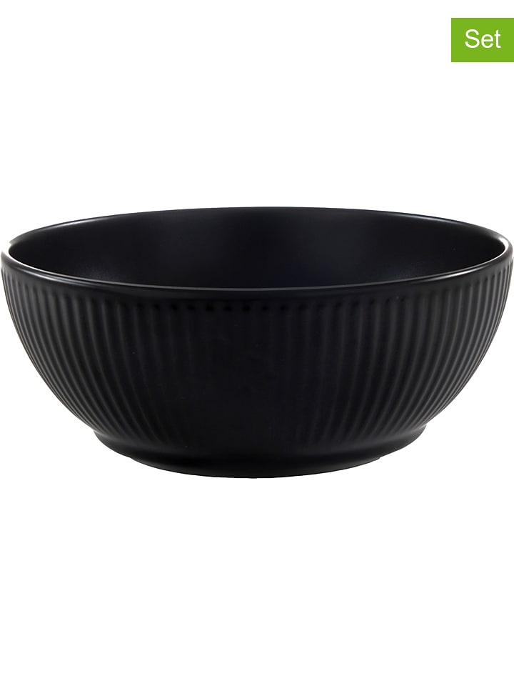 bodum 4er-Set: Schalen "Douro" in Schwarz - 480 ml - 24% | Gedeckter-tisch