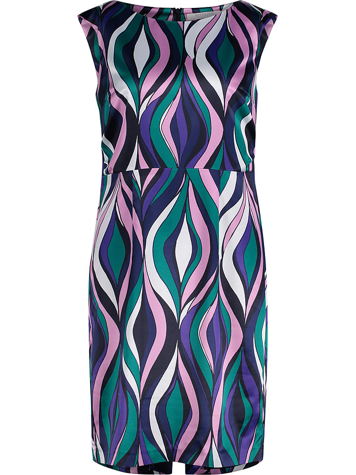 Betty Co Jurk Donkerblauw Turquoise Lichtroze Goedkoop Kopen
