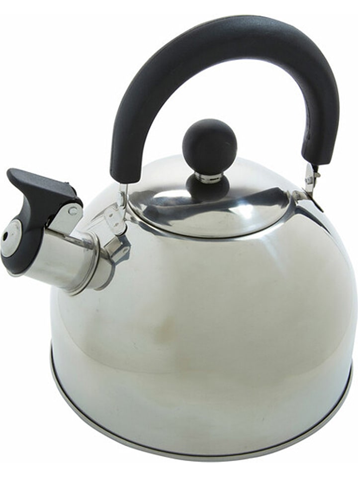 Regatta Camping-Wasserkocher "Whistle Kettle" in Silber - 1,8 l - 15% | Kuechengeraete