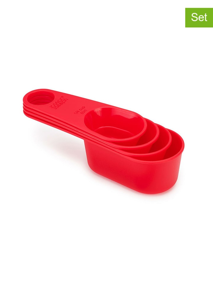 JosephJoseph 4er-Set: Messlöffel in Rot - 15% | Kuechenhelfer