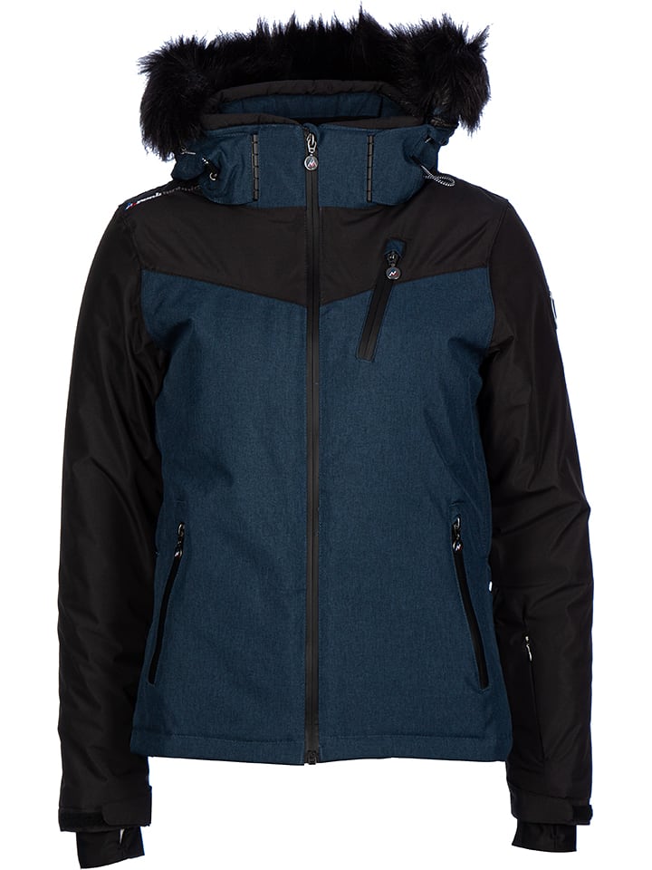 Peak Mountain Ski-/ Snowboardjacke "Armate" in Dunkelblau - 74% | Größe S | Damen-outdoorjacken
