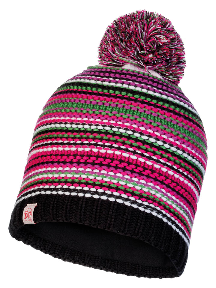 Buff Czapka dzianinowa "Amity" w kolorze różowym rozmiar: onesize
