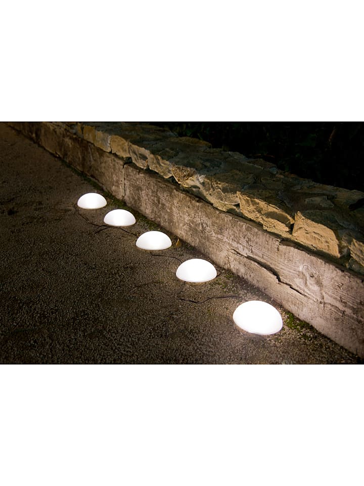 lumisky Solarna lampa najazdowa LED "Half Moon" w kolorze białym rozmiar: onesize