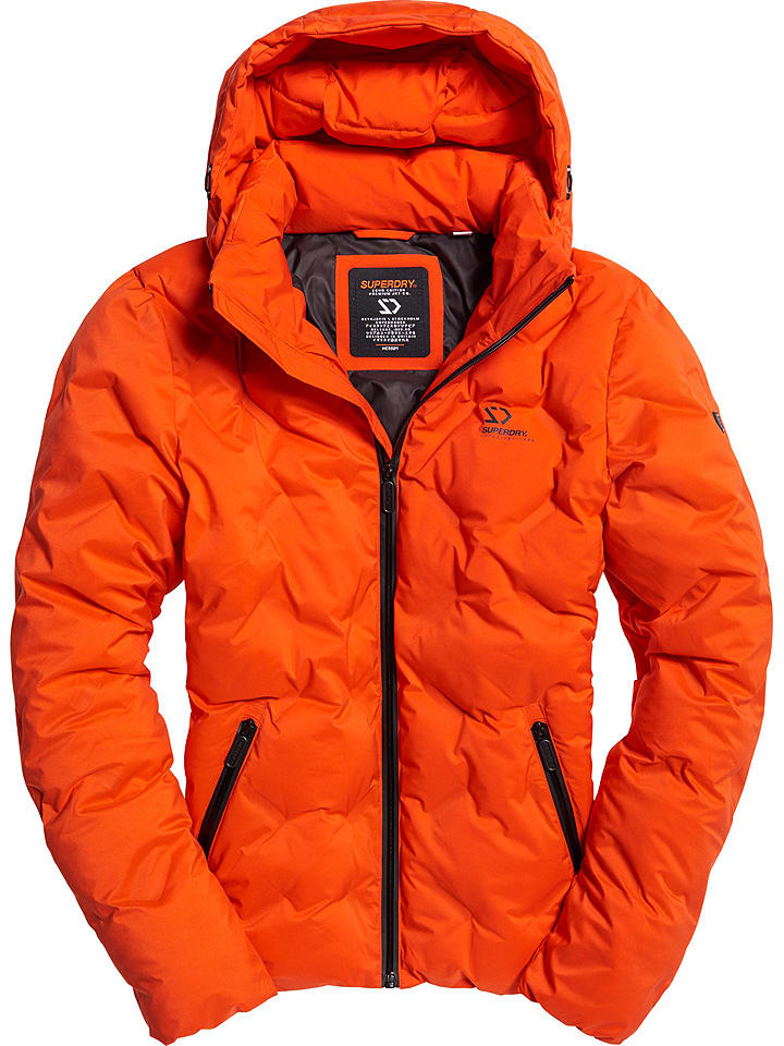 Superdry Winterjacke New Echo Quilt Puffer In Orange Gunstig Kaufen Limango