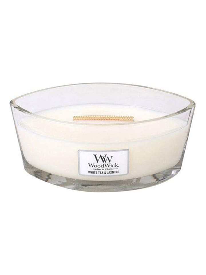 WoodWick Duftkerze "White Tea & Jasmine" - 453,6 g - 15% | Kerzen-vasen