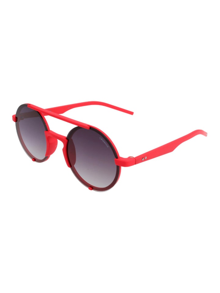 Polaroid Herren-Sonnenbrille in Rot/ Schwarz - 65% | Größe 50 | Brillen-herren