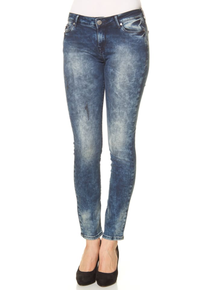 Cross Jeans Jeans Adriana - Skinny fit - in Blau  Größe W29/L32