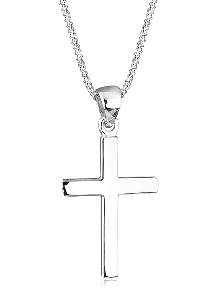 Elli Silber-Halskette mit Anhänger - (L)45 cm