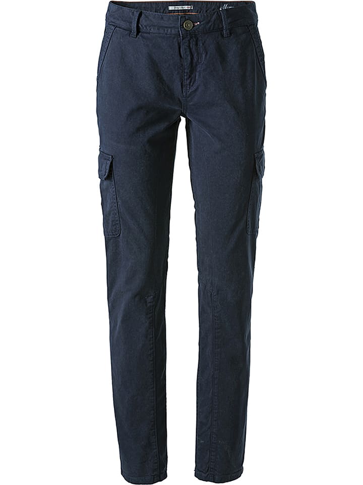 H.I.S Cargohose ´´Monroe´´ - Skinny fit - in Dunkelblau - 56% | Größe 38/L31 | Damenhosen H.I.S Cargohose ´´Monroe´´ - Skinny fit - in Dunkelblau - 56% | Größe 38/L31 | Damenhosen