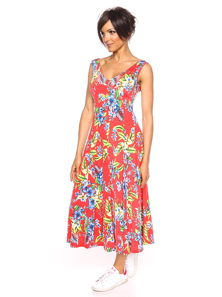 Glamour Paris Jurk Jordy Rood Blauw Groen Limango Outlet