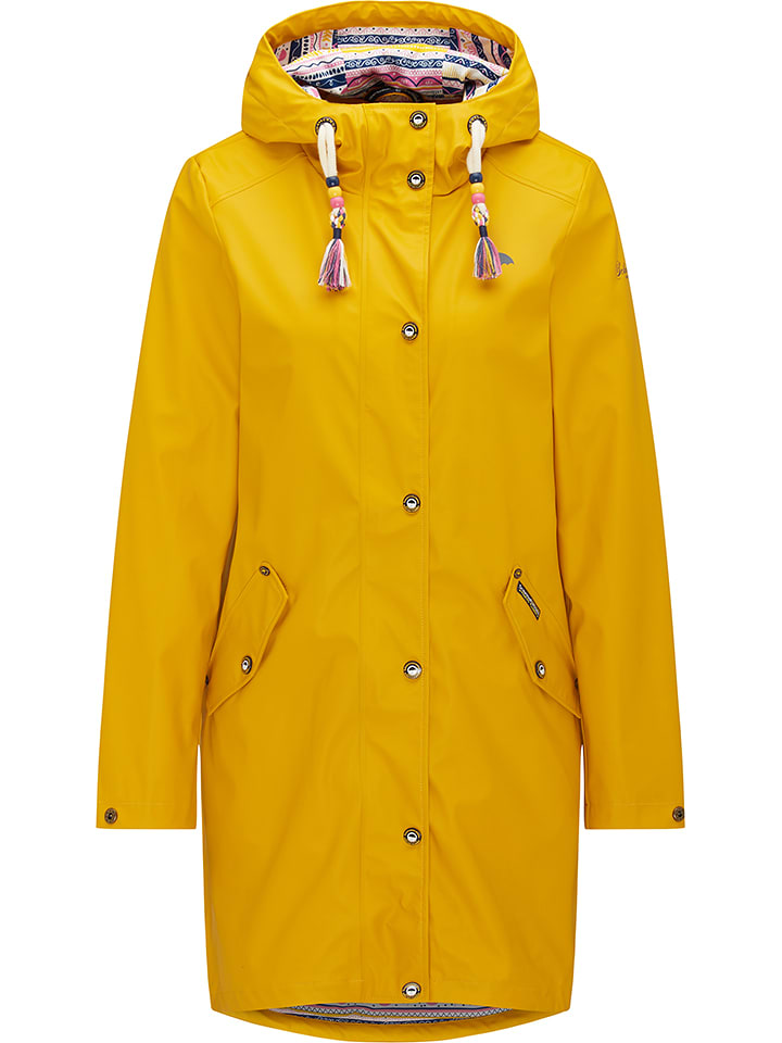 Schmuddelwedda Funktionsmantel in Senf - 52% | Größe L | Damen outdoorjacken Schmuddelwedda Funktionsmantel in Senf - 52% | Größe L | Damen outdoorjacken