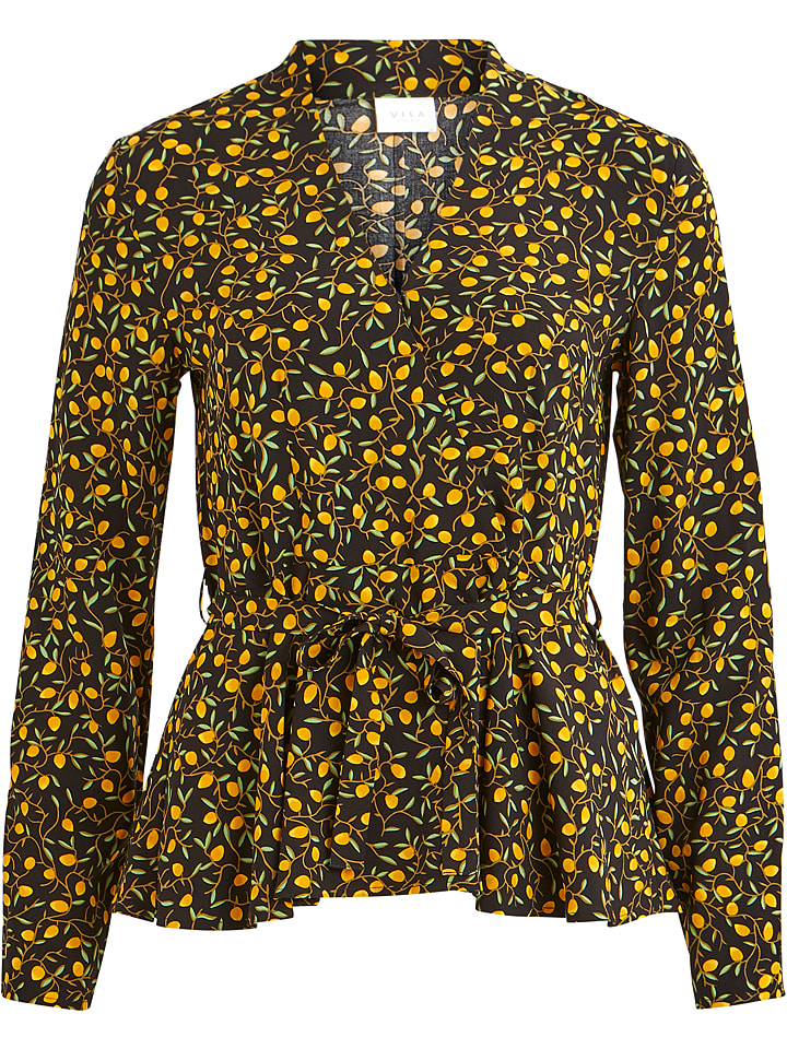 Vila Wickelbluse ´´Elari´´ in Schwarz - 67% | Größe 40 | Damen blusen Vila Wickelbluse ´´Elari´´ in Schwarz - 67% | Größe 40 | Damen blusen