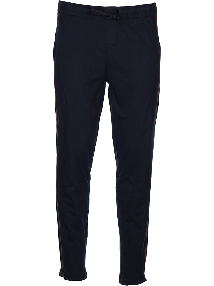 Schiesser Sweathose in Dunkelblau/ Rostrot  Größe 102