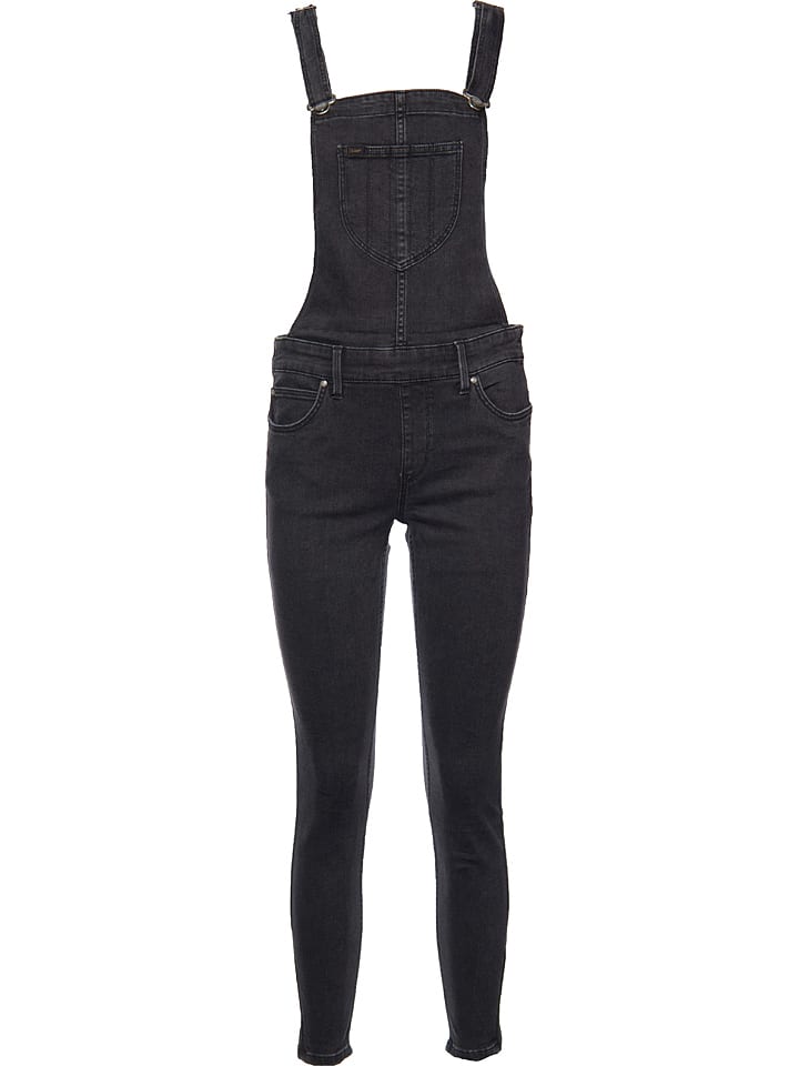 Lee Jeans-Latzhose ´´Skinny Bib´´ - Skinny fit - in Schwarz - 58% | Größe S | Damenhosen Lee Jeans-Latzhose ´´Skinny Bib´´ - Skinny fit - in Schwarz - 58% | Größe S | Damenhosen
