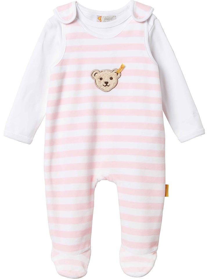Babys Bekleidung | 2tlg. Outfit in Rosa/ Weiß - ND60764