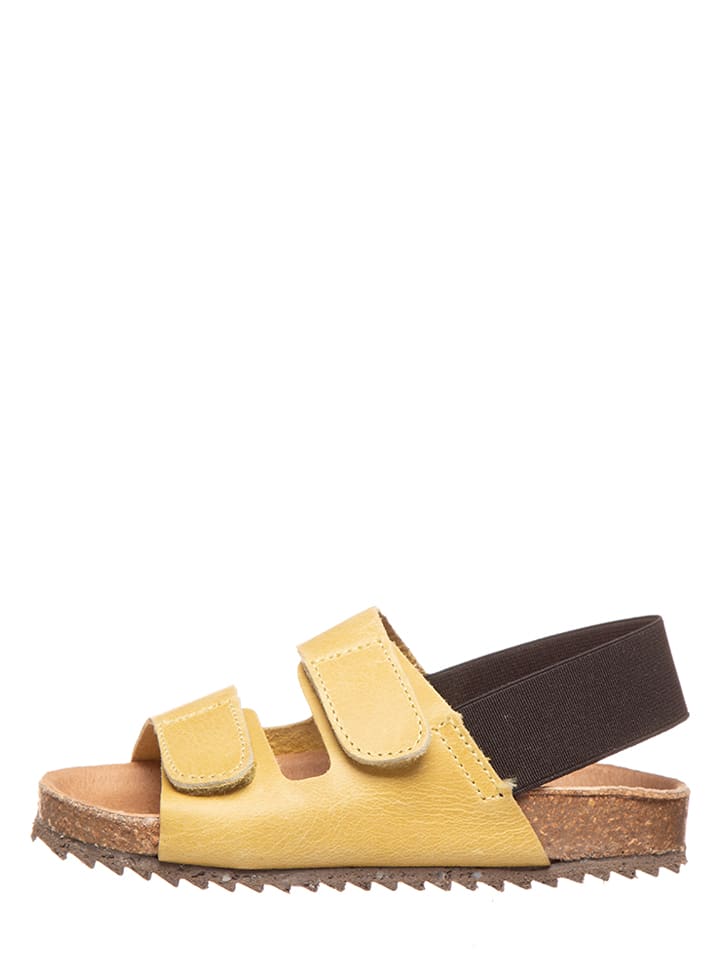 Babys Schuhe | Leder-Sandalen in Gelb - PA58604