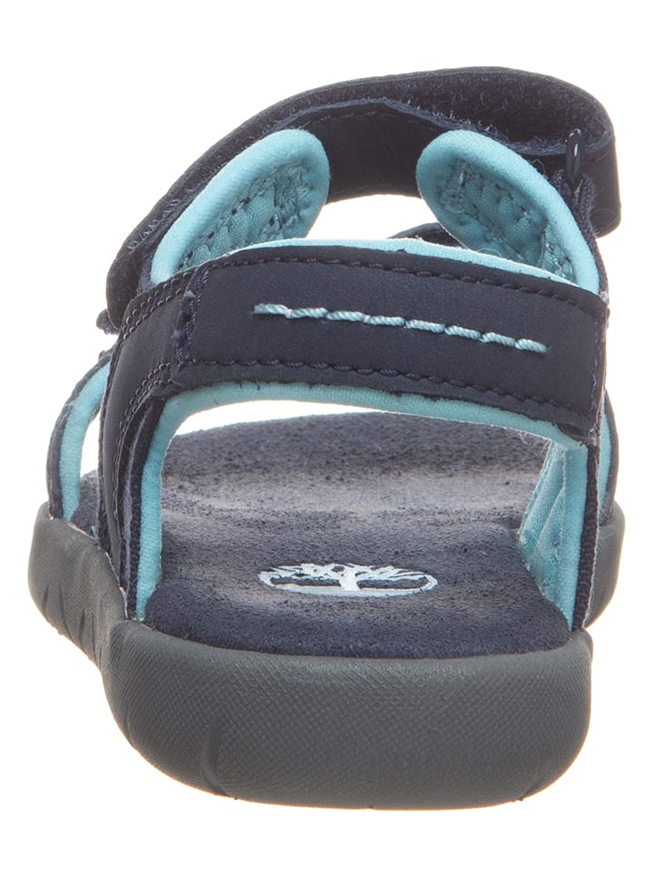 Babys Schuhe | Leder-SandalenNubble in Dunkelblau - QS71225