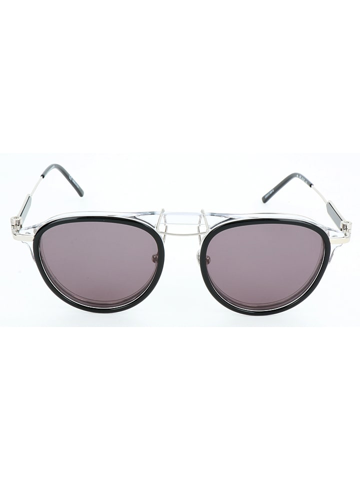 Damen Accessoires | Damen-Sonnenbrille in Schwarz-Silber/ Schwarz - XK78924