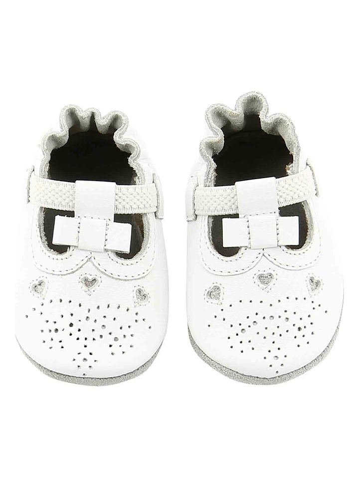 Babys Schuhe | Leder-KrabbelschuhePretty Star in Weiß - LC28408