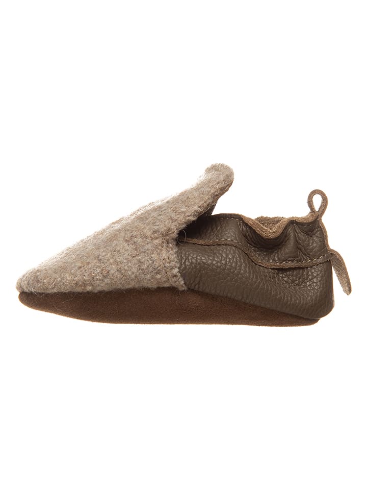 Babys Schuhe | Krabbelschuhe in Beige/ Hellbraun - OK06790