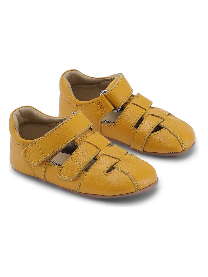 Babys Schuhe | Leder-HausschuheTobias in Senf - EM95201