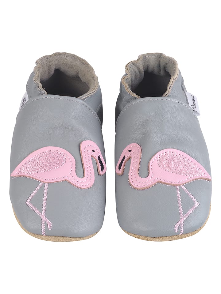 Babys Schuhe | Krabbelschuhe in Grau - LX39174