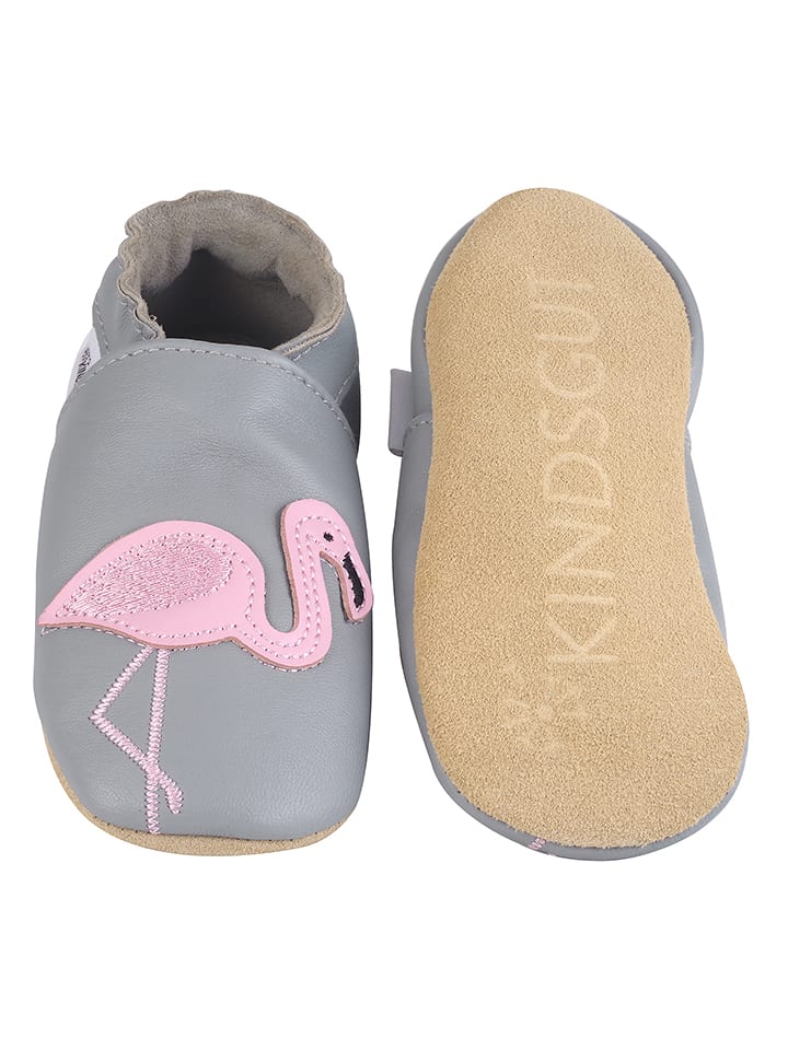 Babys Schuhe | Krabbelschuhe in Grau - LX39174