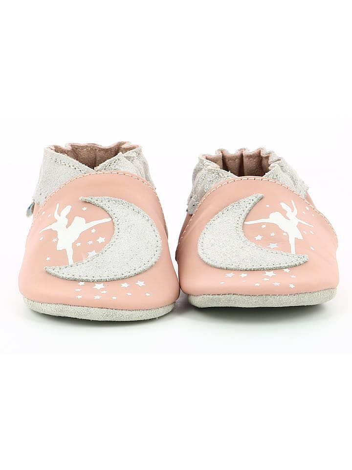 Babys Schuhe | Leder-KrabbelschuheDance on the Moon in Rosa - LH94296