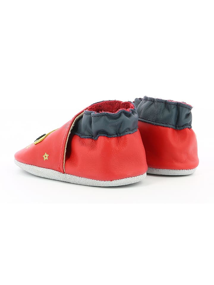 Babys Schuhe | Leder-KrabbelschuheLittle Vroum in Rot - SL33322