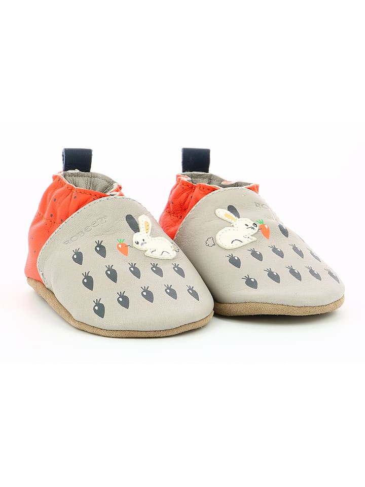 Babys Schuhe | Leder-KrabbelschuheFoodfast in Dunkelblau/ Rot - PD62404