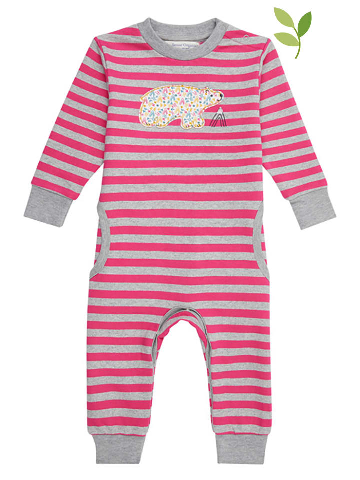 Babys Bekleidung | OverallStrindberg in Pink/ Grau - CG74165