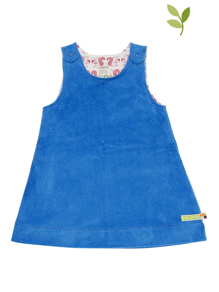 Babys Bekleidung | Cordwendekleid in Blau - FU17417