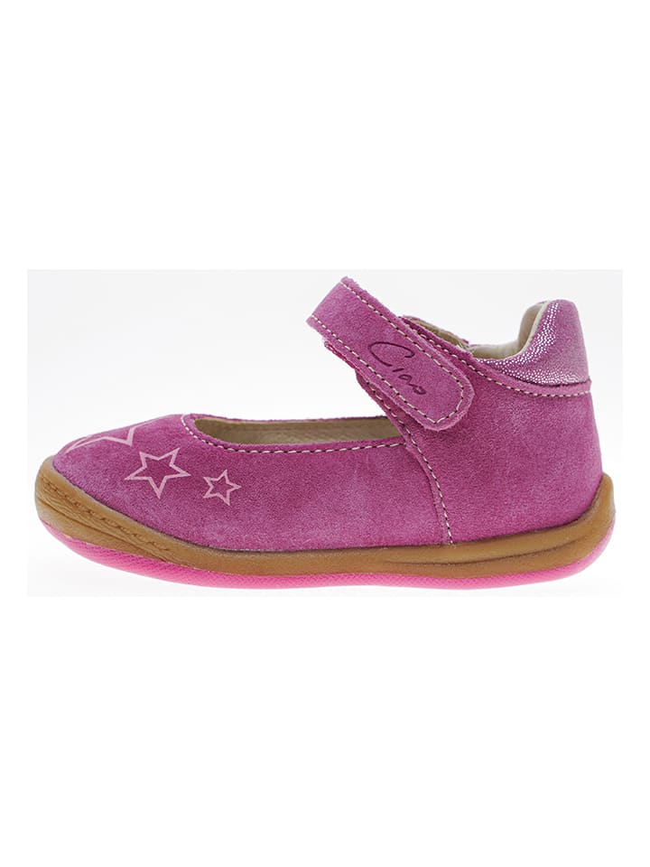 Babys Schuhe | Leder-Ballerinas in Fuchsia - TE60906
