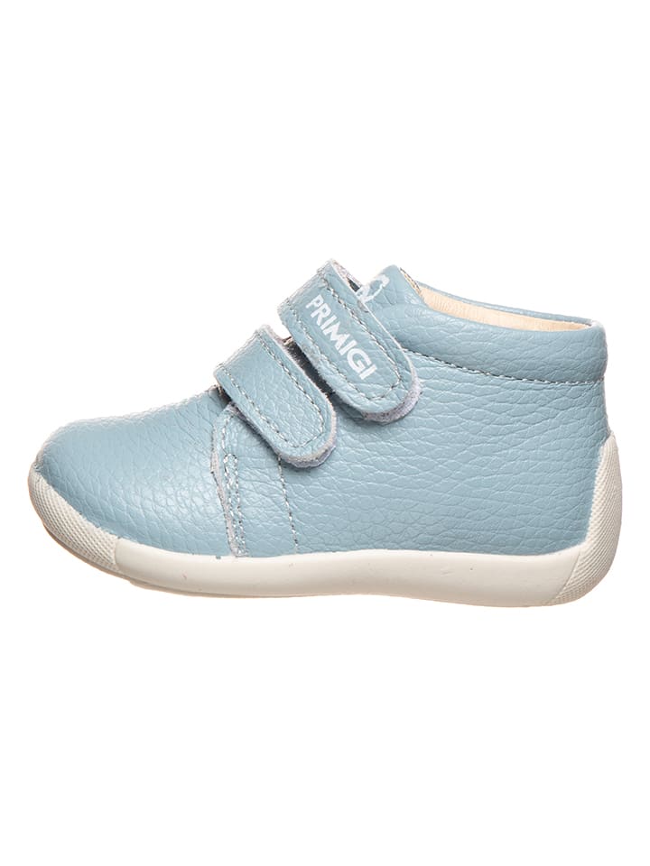 Babys Schuhe | Leder-Lauflernschuhe in Hellblau - QL77145